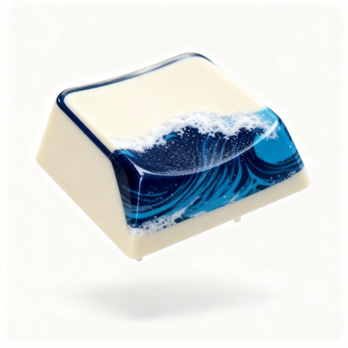 Hand Painted Japanese Wave ESC Keycap