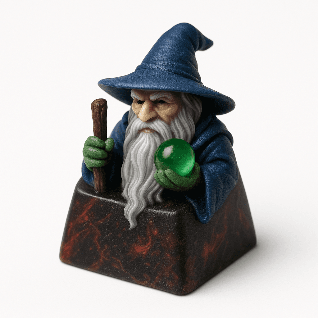 Dwarf Factory - Artisan Keycap - The Wizard