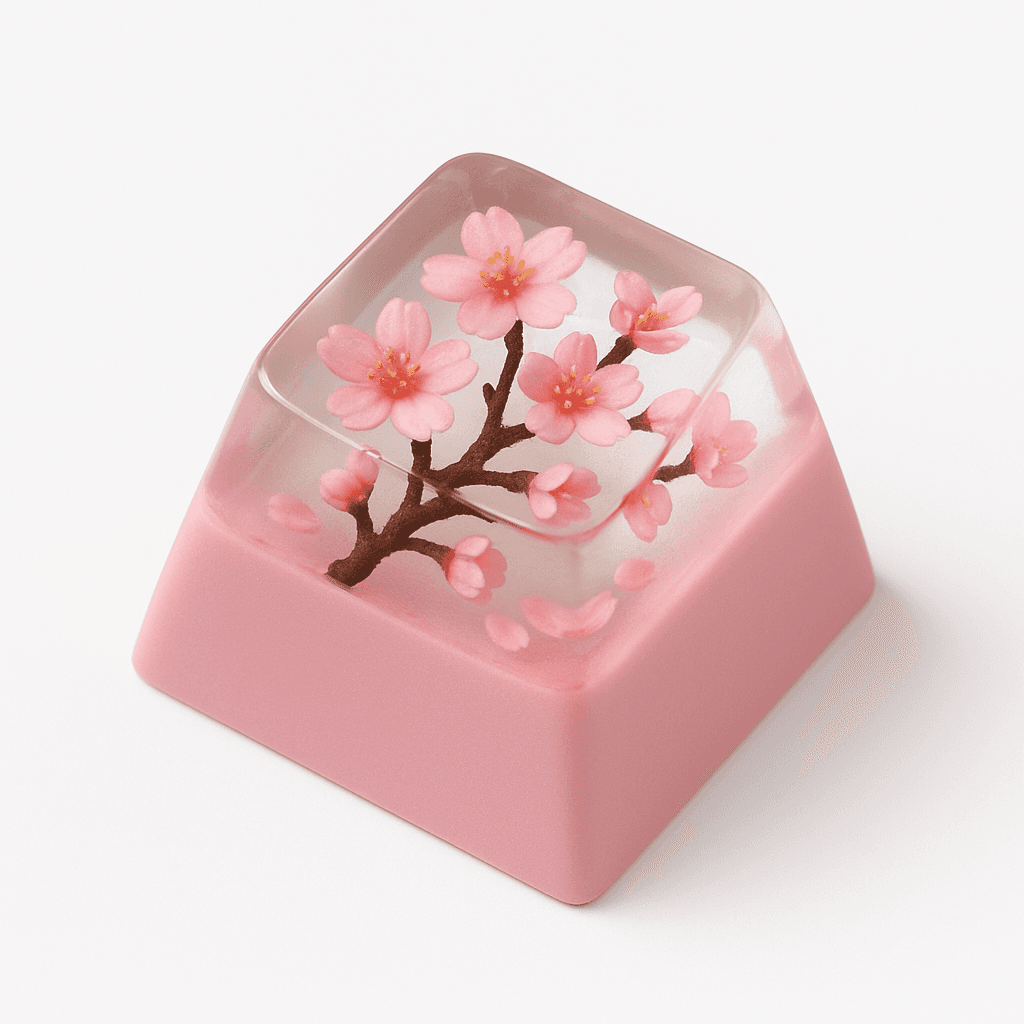 Keyforge - Artisan Keycap - Cherry Blossom